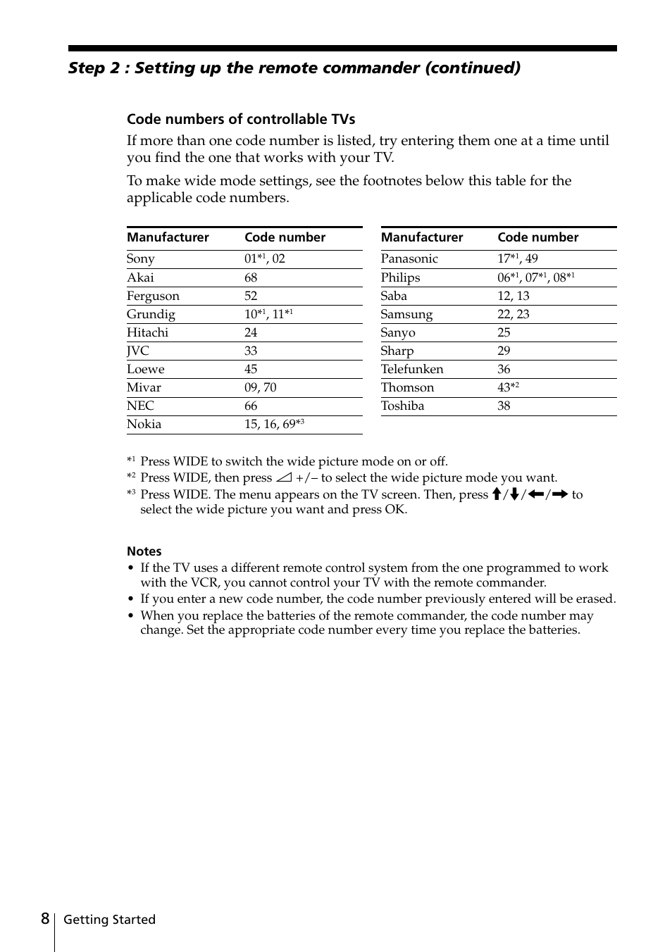 Sony VIDEO Plus SLV-SE30UX User Manual | Page 8 / 76
