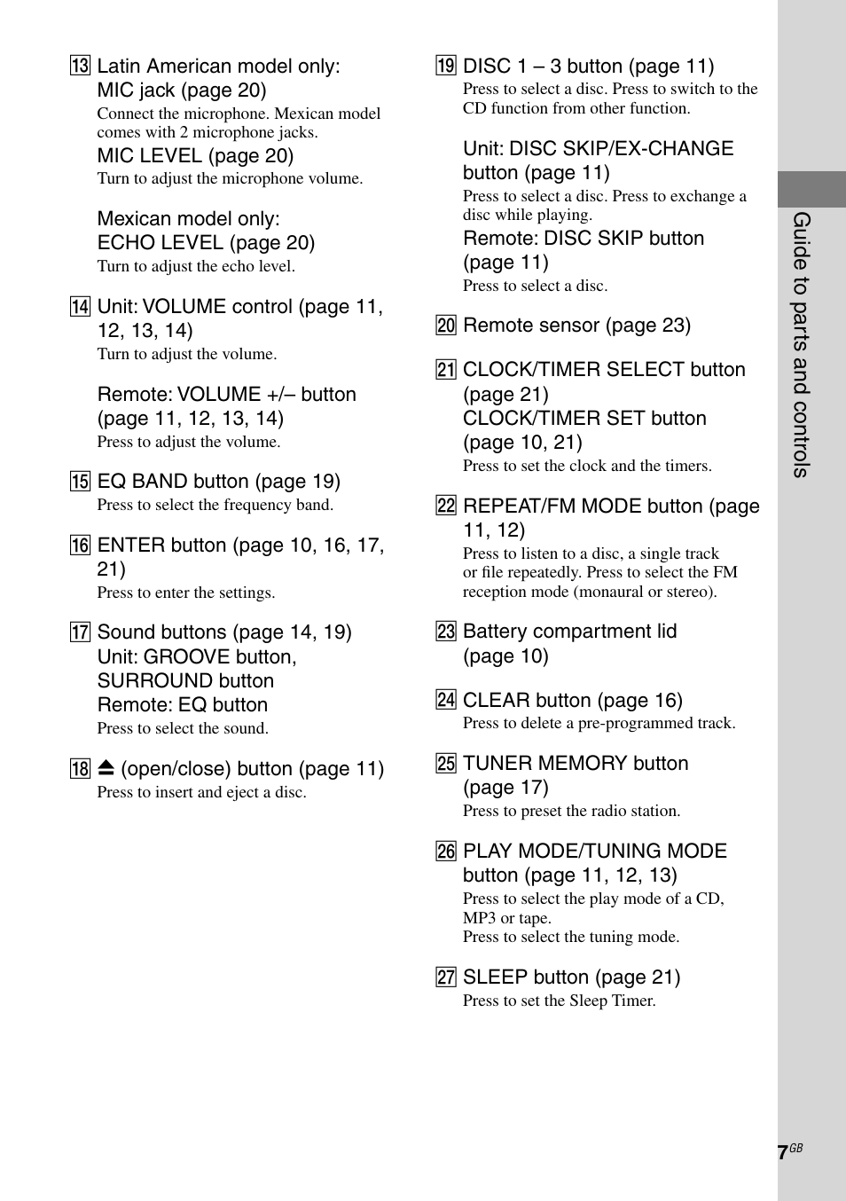 Sony RG590S User Manual | Page 7 / 32