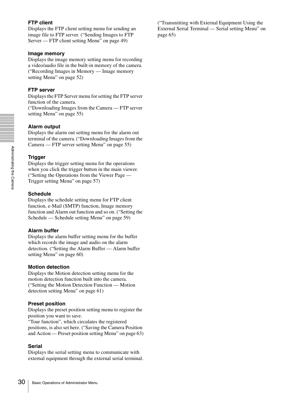 Sony IPELA SNC-RZ25P User Manual | Page 30 / 81