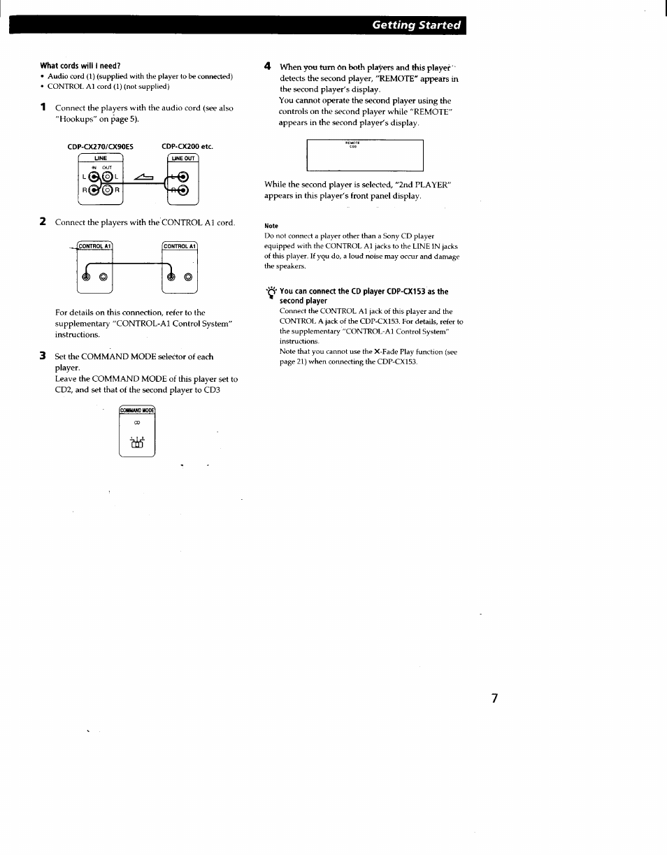 Sony CDP-CX270 User Manual | Page 7 / 32
