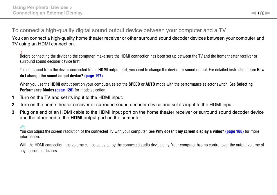 Sony VAIO VPCZ11 User Manual | Page 112 / 205