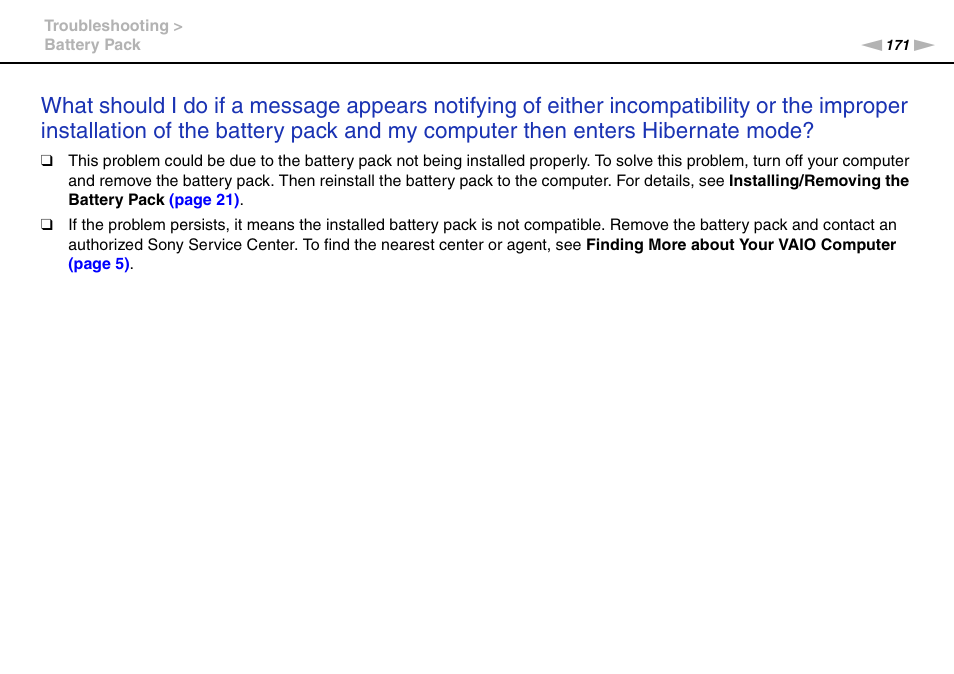 Sony VAIO VPCZ11 User Manual | Page 171 / 205