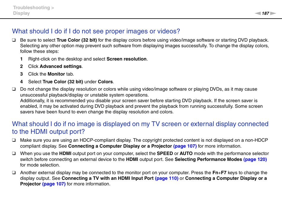 Sony VAIO VPCZ11 User Manual | Page 187 / 205