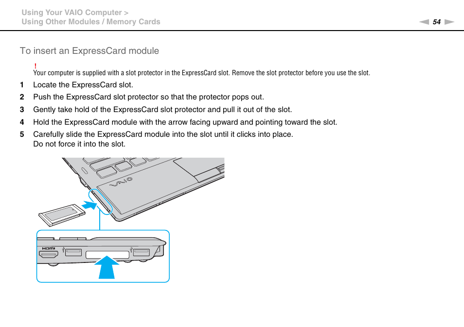 Sony VAIO VPCZ11 User Manual | Page 54 / 205