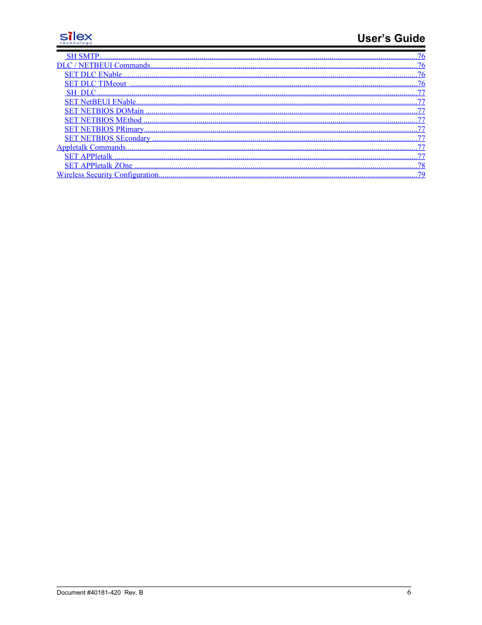 User’s guide | Sony SX-215 User Manual | Page 6 / 87