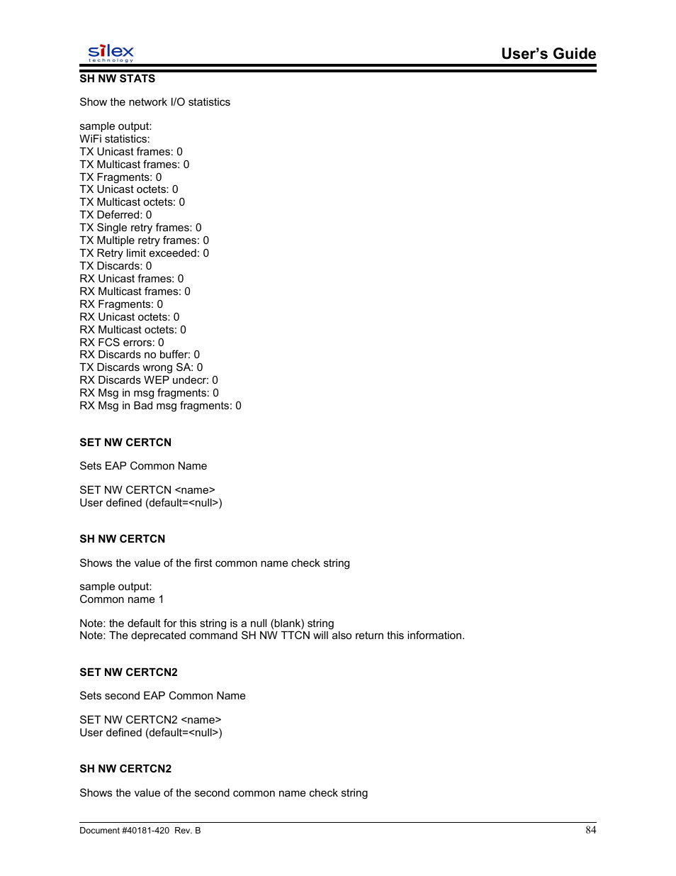 User’s guide | Sony SX-215 User Manual | Page 84 / 87