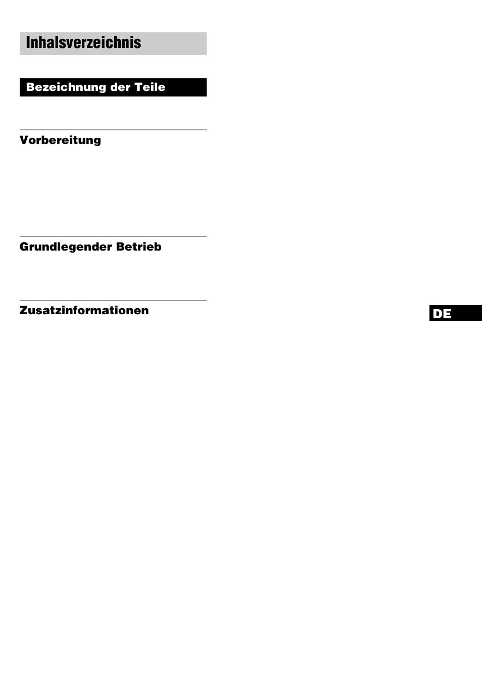 Inhalsverzeichnis | Sony TA-FE370 User Manual | Page 23 / 44