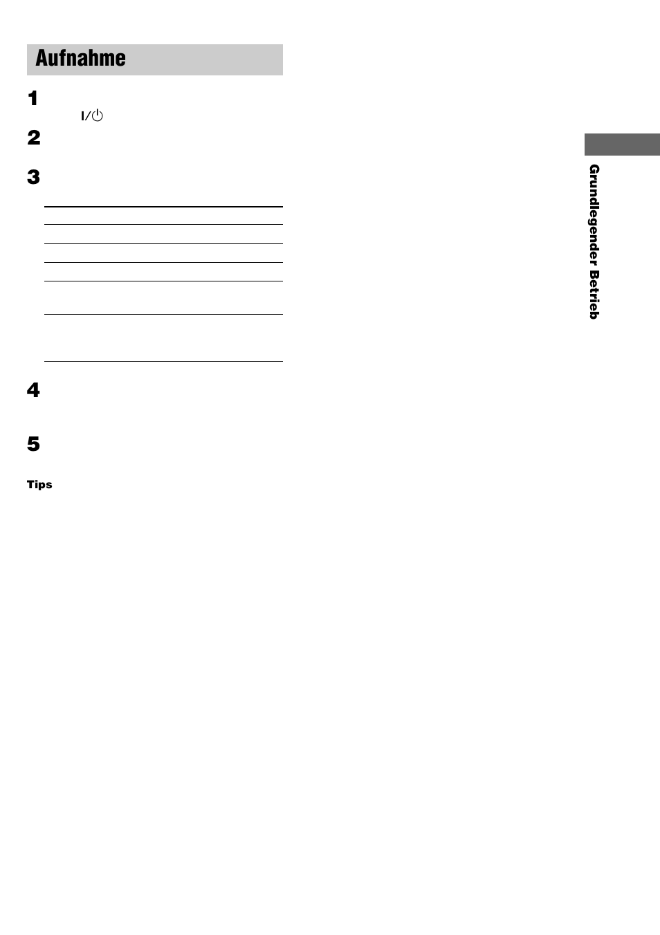 Aufnahme | Sony TA-FE370 User Manual | Page 29 / 44