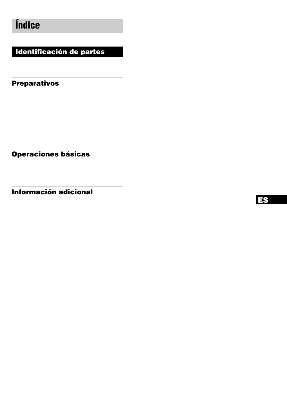 Índice | Sony TA-FE370 User Manual | Page 33 / 44