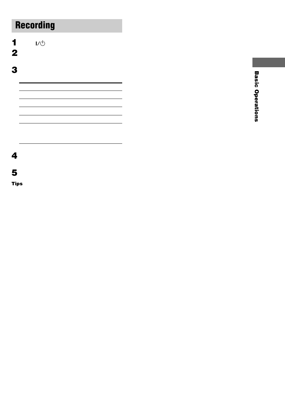 Recording | Sony TA-FE370 User Manual | Page 9 / 44