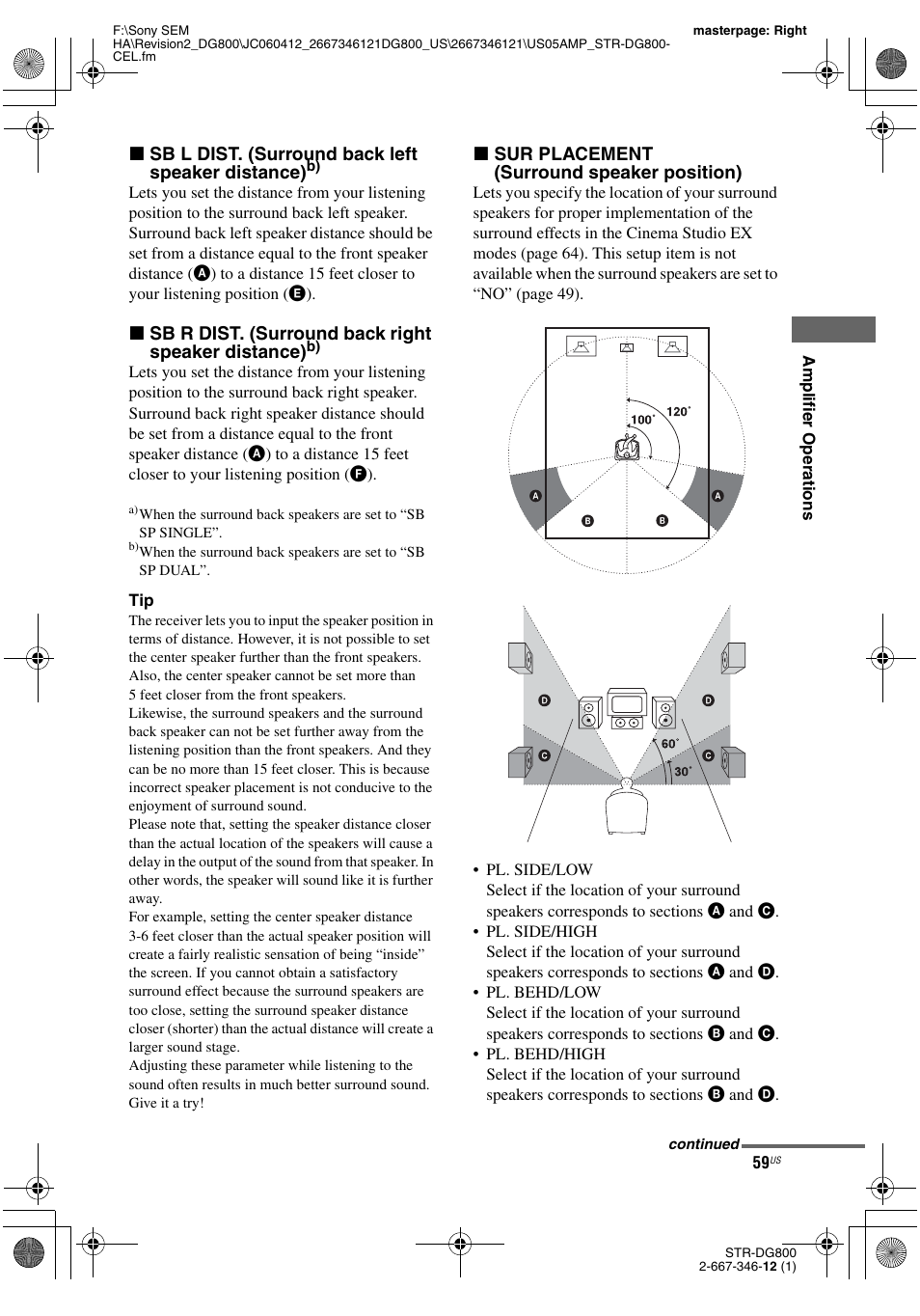 Sony STRDG800 User Manual | Page 59 / 100