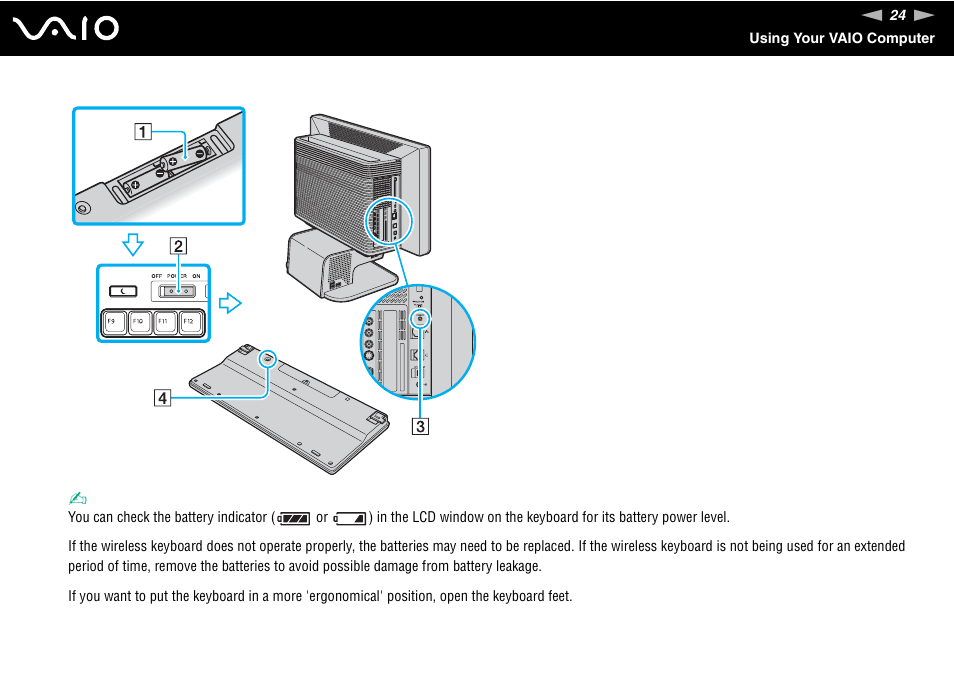 Sony VGC-VA10G User Manual | Page 24 / 169