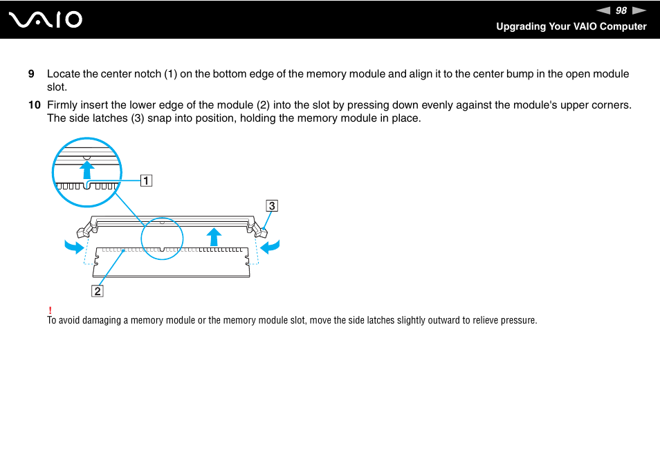 Sony VGC-VA10G User Manual | Page 98 / 169