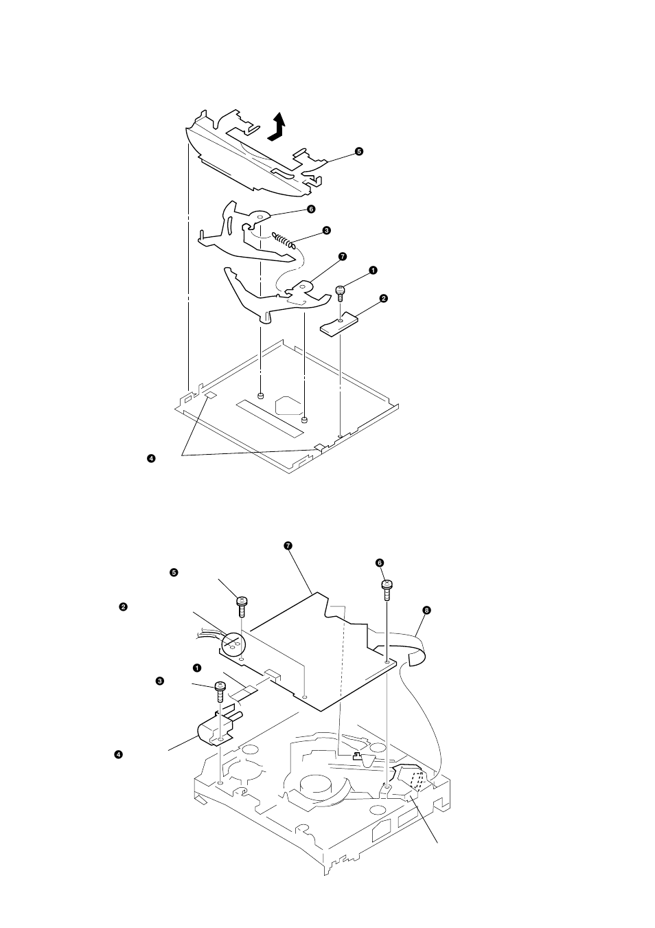 Lever section, Servo board | Sony CDX-CA530X User Manual | Page 10 / 40