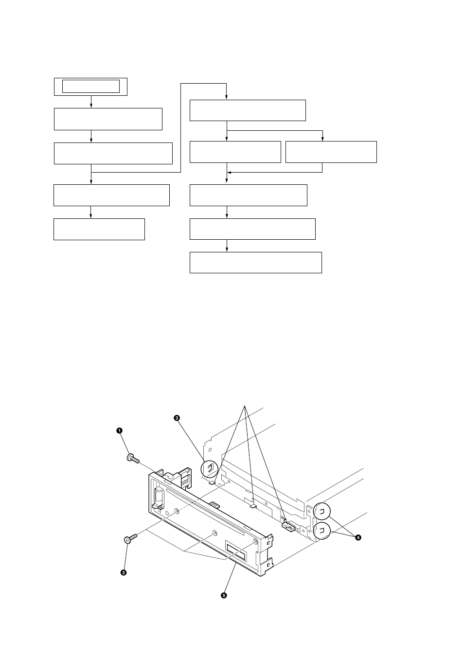 Disassembly, Panel (1) assy, sub | Sony CDX-CA530X User Manual | Page 7 / 40