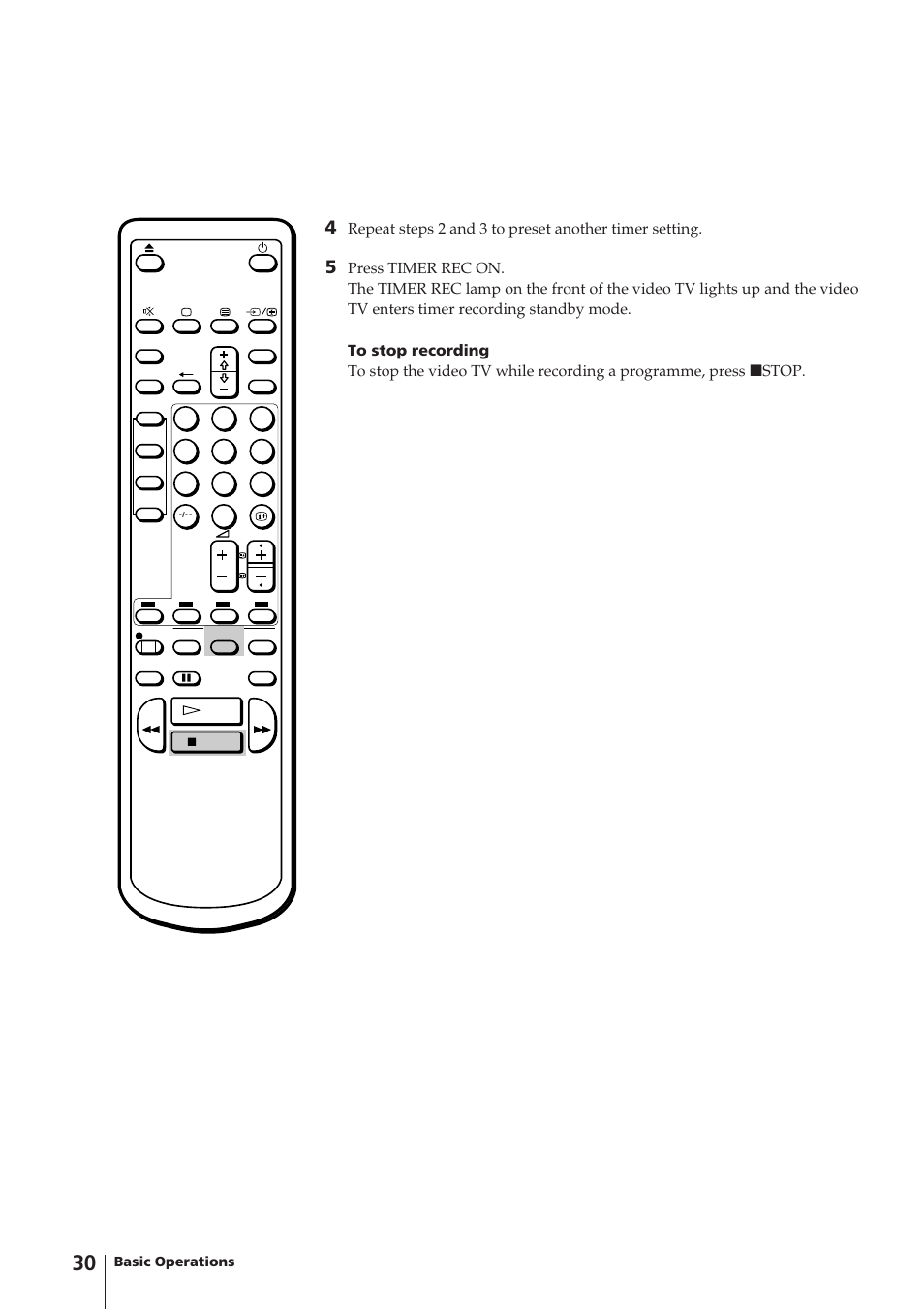 Sony Trinitron KV-14V4U User Manual | Page 30 / 43