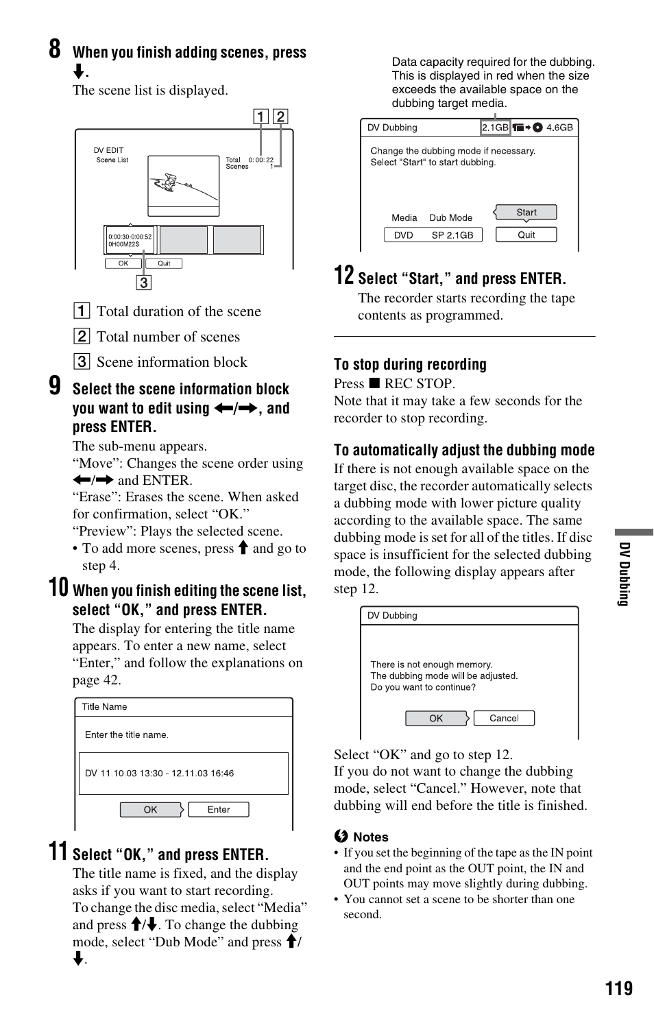 Sony RDR-HXD1065 User Manual | Page 119 / 172