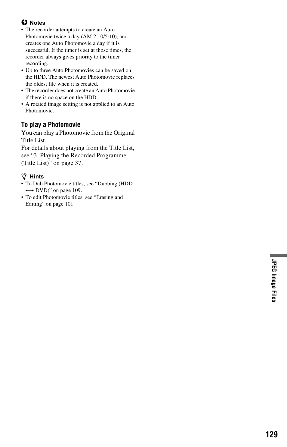 Sony RDR-HXD1065 User Manual | Page 129 / 172