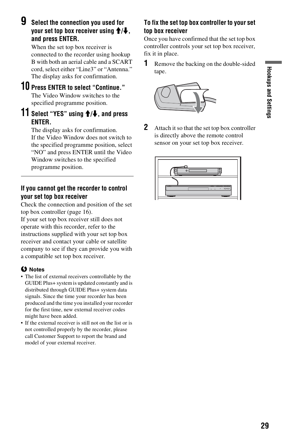 Sony RDR-HXD1065 User Manual | Page 29 / 172