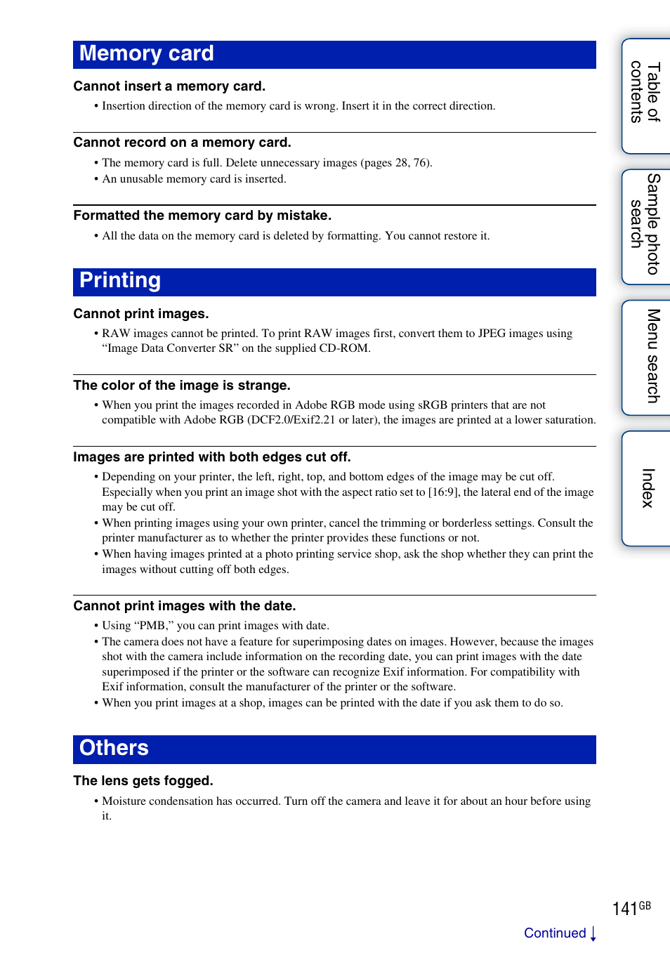 Sony NEX-3 User Manual | Page 141 / 159