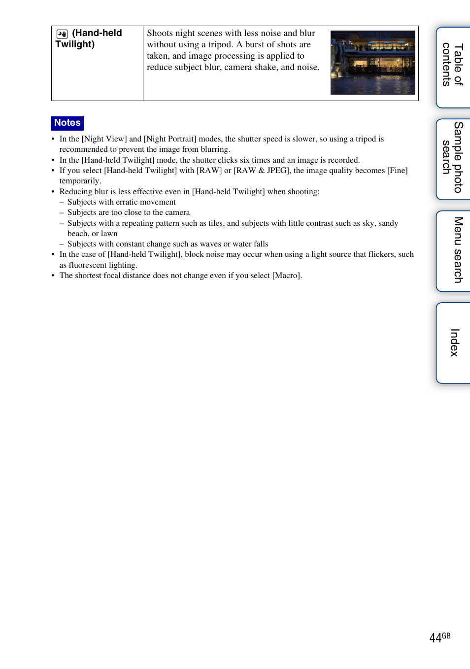 Sony NEX-3 User Manual | Page 44 / 159