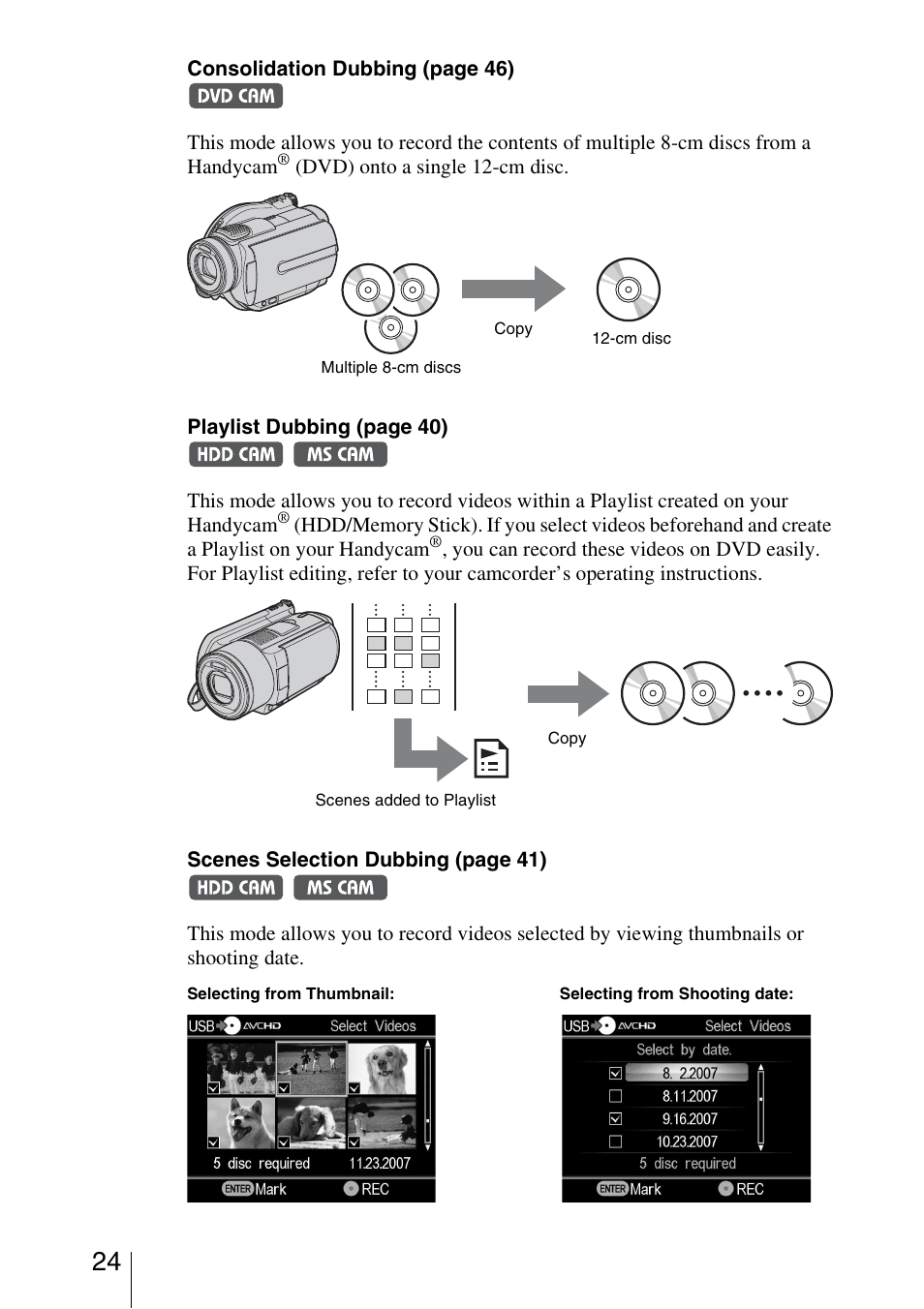 Sony VRD-MC5 User Manual | Page 24 / 84