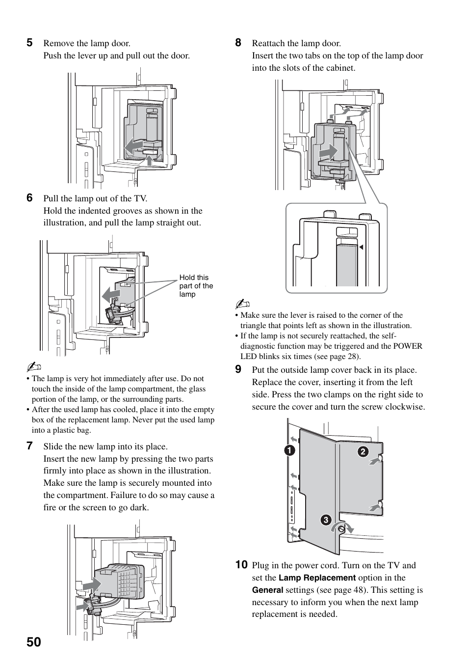 Sony KDS-Z60XBR5 User Manual | Page 50 / 59