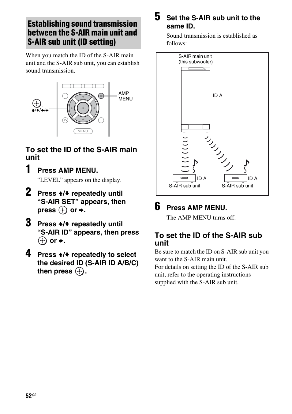 Sony HT-AF5 User Manual | Page 52 / 80