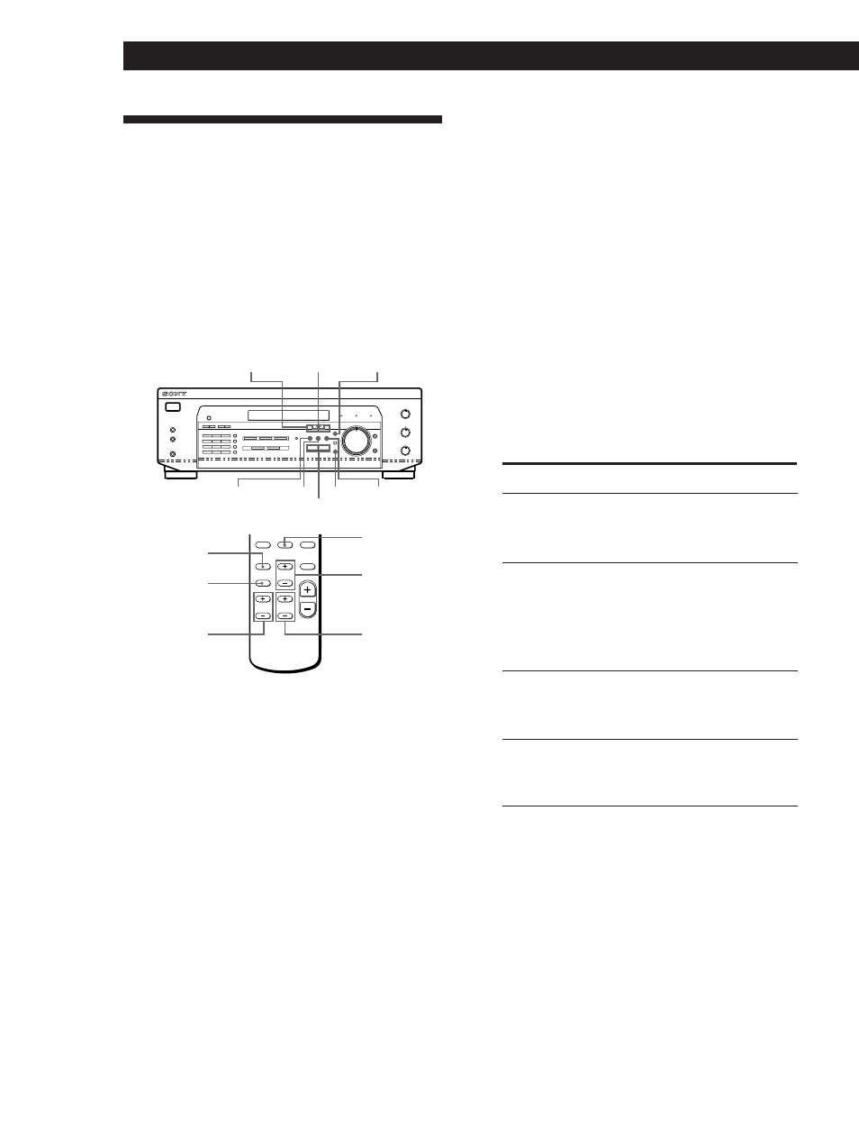 Using surround sound, Selecting the centre mode | Sony STR-V323 User Manual | Page 16 / 26