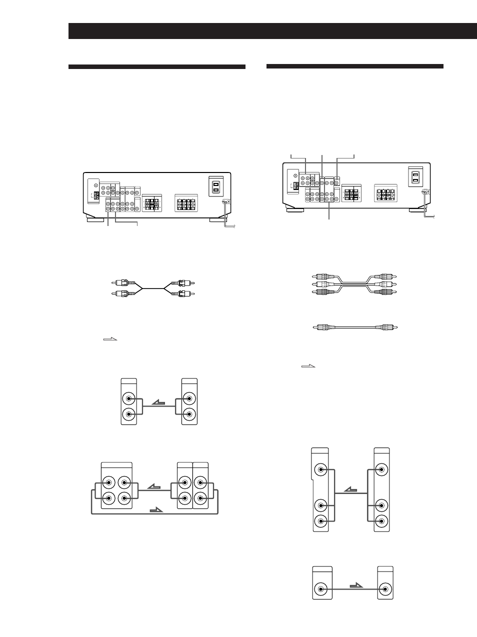 Audio component hookups, Video component hookups, Getting started | Overview, Hookups, Where do i go next | Sony STR-V323 User Manual | Page 6 / 26