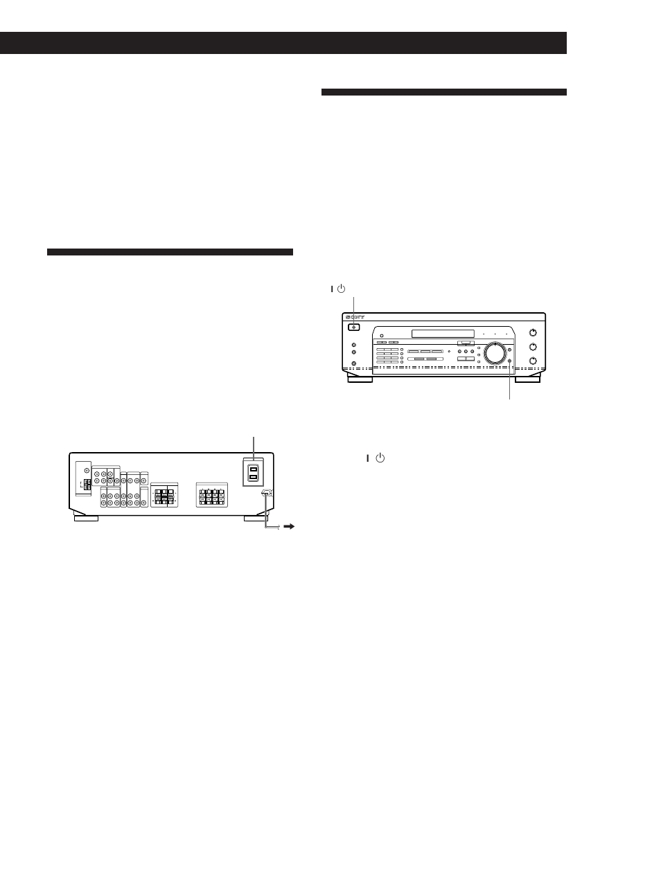 Ac hookups 9 before you use your receiver 9, Ac hookups, Before you use your receiver | Getting started, Where do i go next, Connecting the mains lead | Sony STR-V323 User Manual | Page 9 / 26
