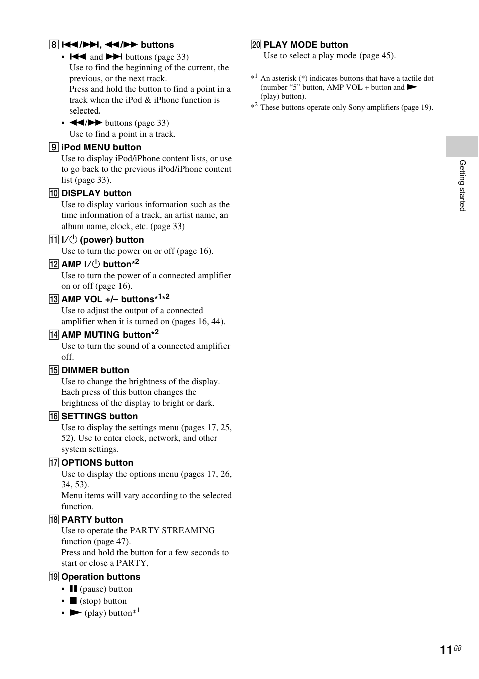 Sony NAC-SV10I User Manual | Page 11 / 92