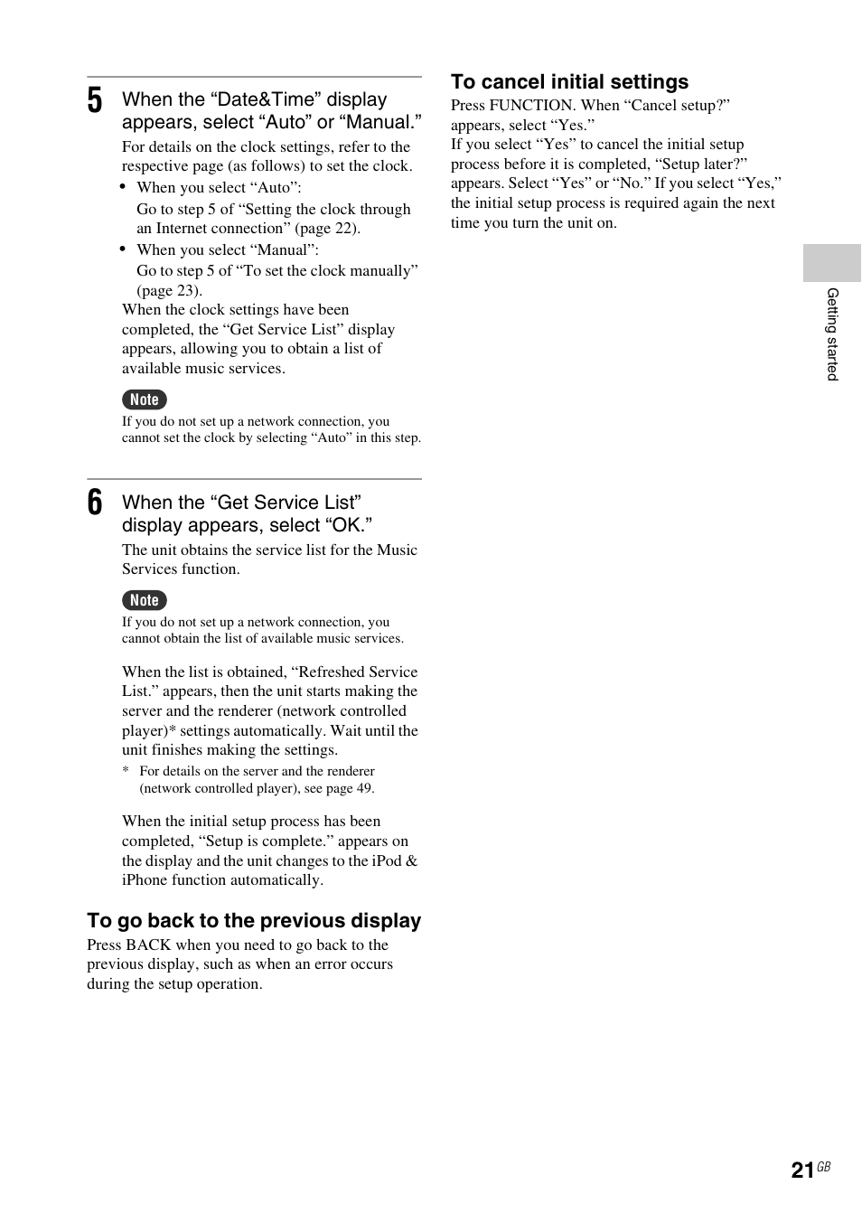 Sony NAC-SV10I User Manual | Page 21 / 92