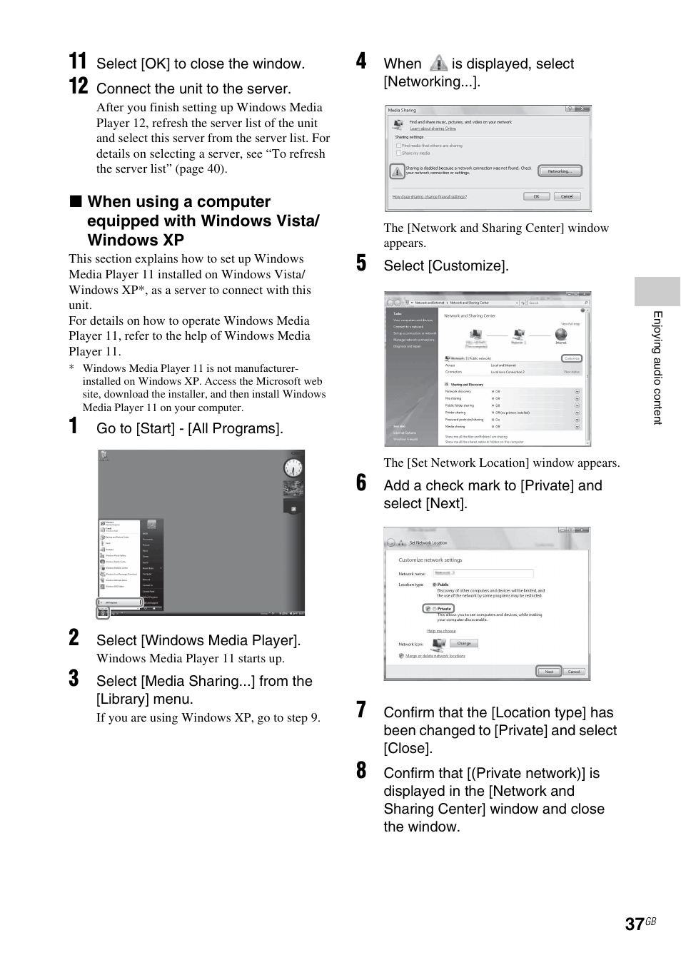 E 37 | Sony NAC-SV10I User Manual | Page 37 / 92