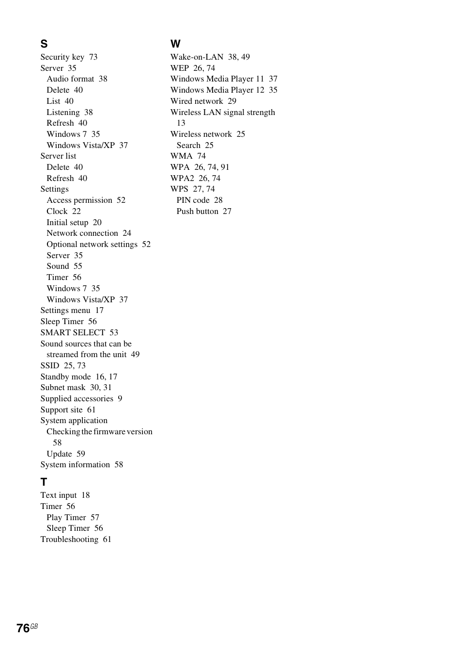 Sony NAC-SV10I User Manual | Page 76 / 92