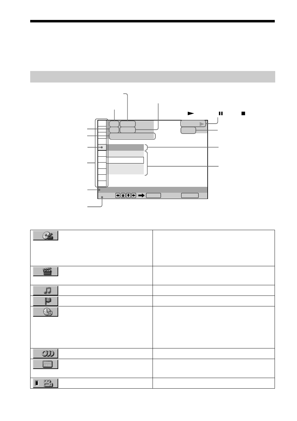 Guide to the control menu display, Control menu | Sony DVP-NS700P User Manual | Page 12 / 88