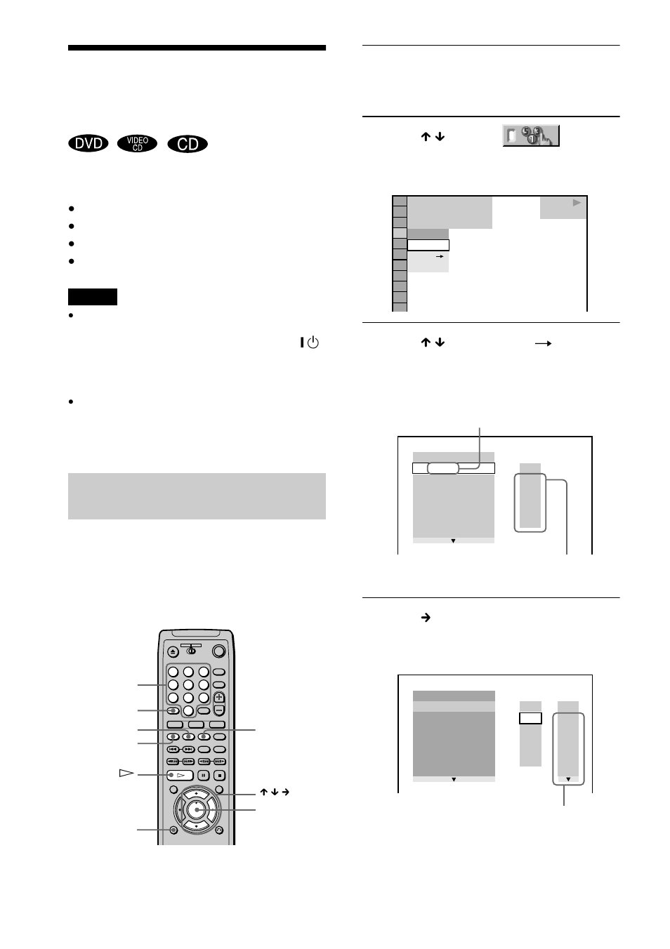 Creating your own program (program play), A-b repeat play), Various play mode functions | Sony DVP-NS700P User Manual | Page 34 / 88