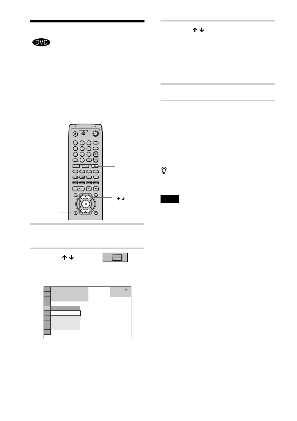 Displaying the subtitles, Press display during playback, Press x / x to select (subtitle), then press enter | Press x / x to select the language, Press enter | Sony DVP-NS700P User Manual | Page 54 / 88