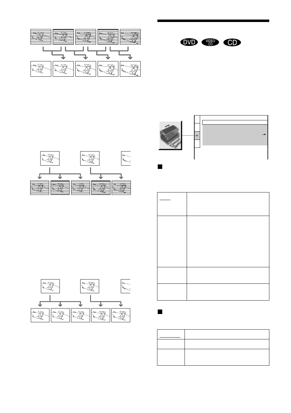 Custom settings (custom setup), Custom settings, Custom setup) | Sony DVP-NS700P User Manual | Page 72 / 88