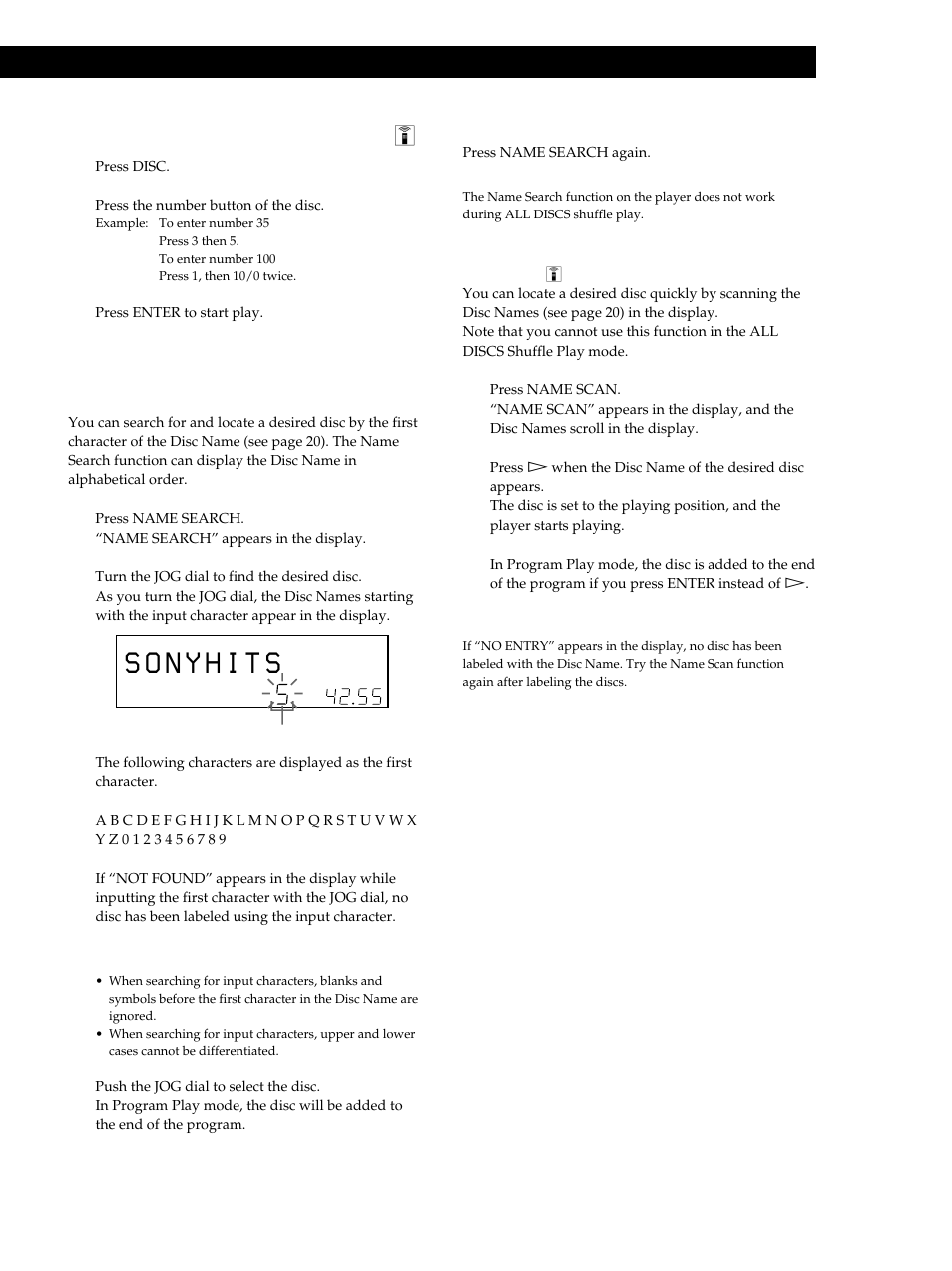 Playing cds, Locating a disc directly using the remote z 1 | Sony CDP-M333ES User Manual | Page 13 / 36