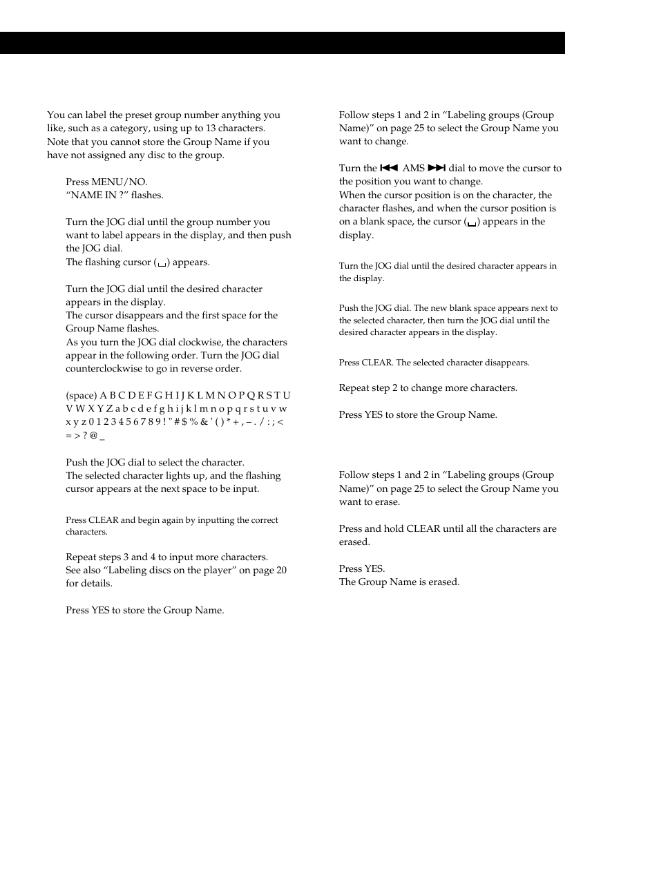 Sony CDP-M333ES User Manual | Page 25 / 36