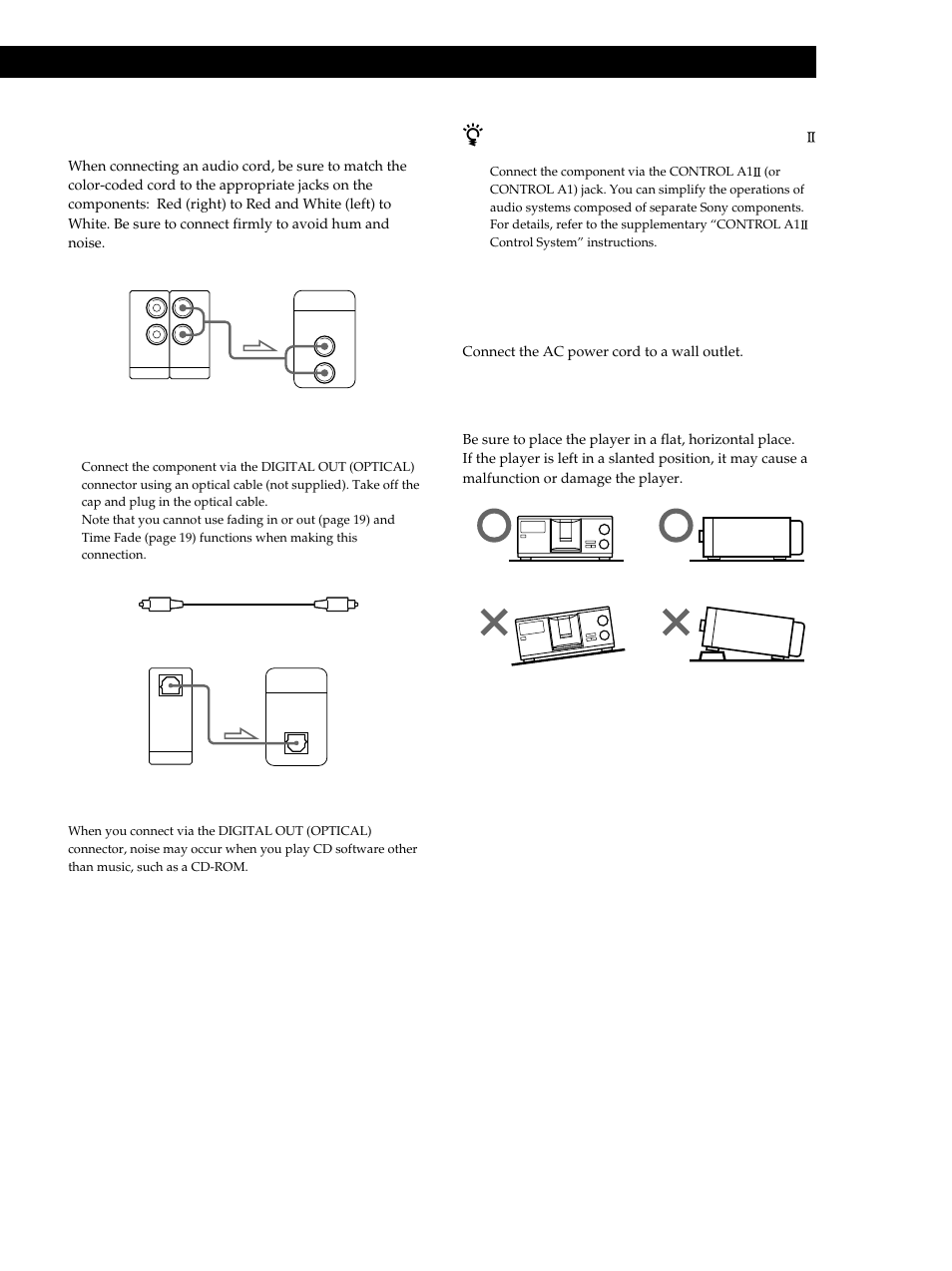 Getting started, Hookups, Connecting the ac power cord | Sony CDP-M333ES User Manual | Page 5 / 36