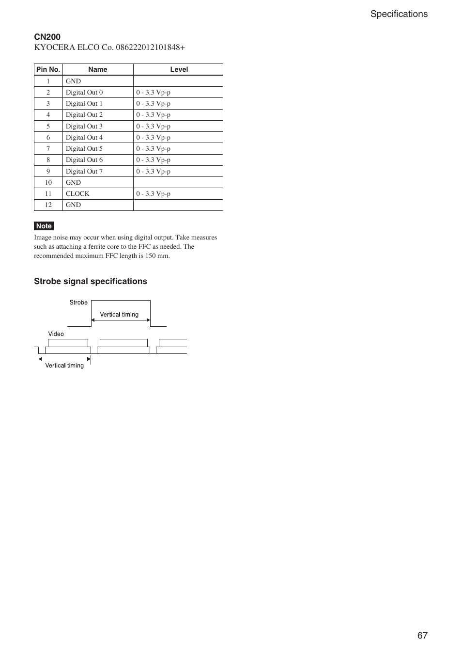 67 specifications | Sony FCB-EX1020 User Manual | Page 67 / 67