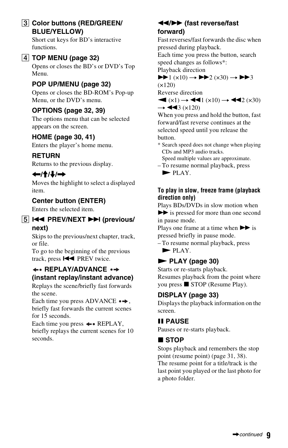 Sony BDP-N460 User Manual | Page 9 / 71