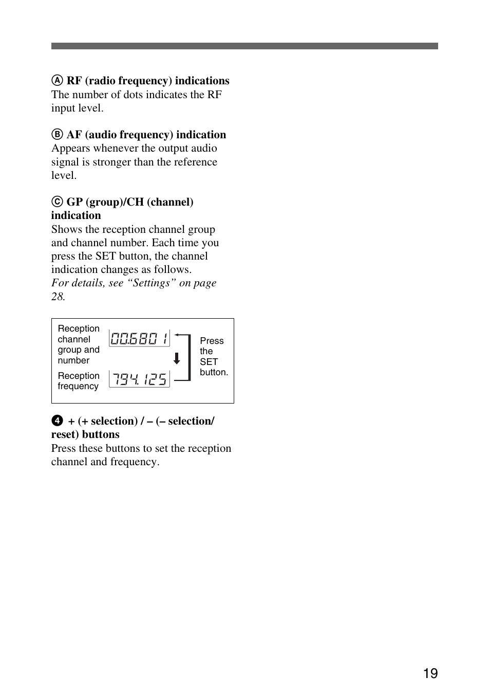 Sony UWP-C1/C2 User Manual | Page 19 / 48