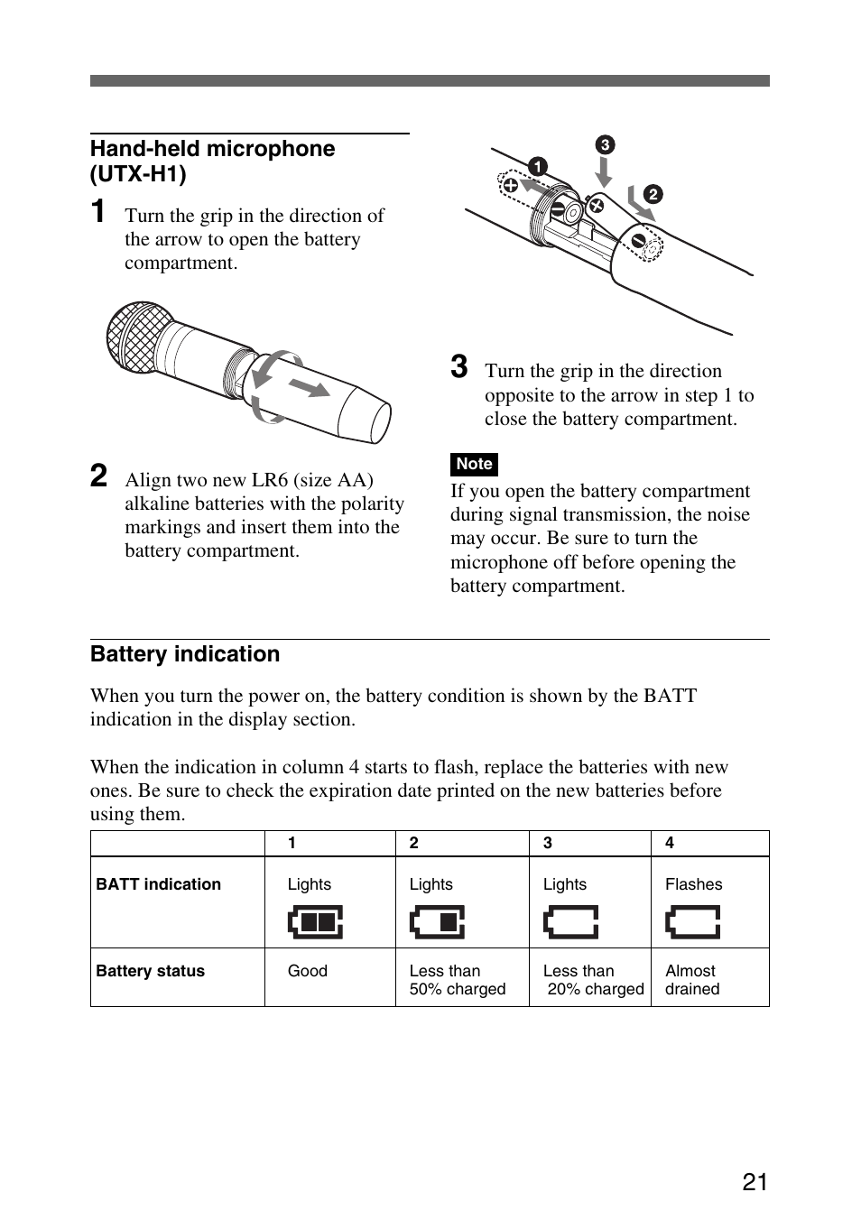 Sony UWP-C1/C2 User Manual | Page 21 / 48