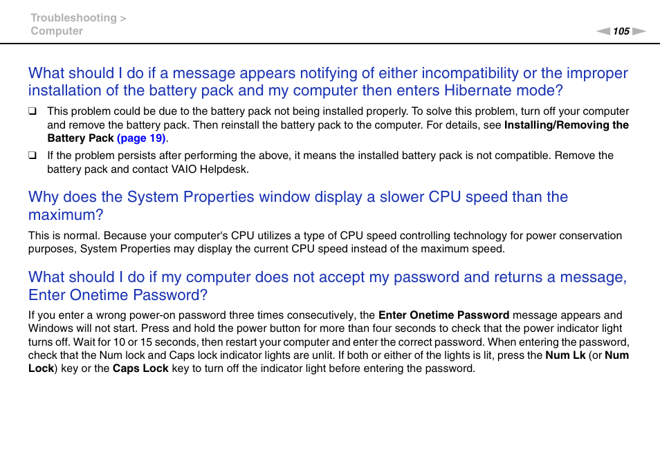 Sony VAIO VPCX11 User Manual | Page 105 / 137