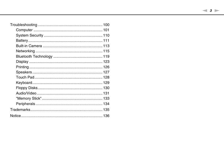 Sony VAIO VPCX11 User Manual | Page 3 / 137