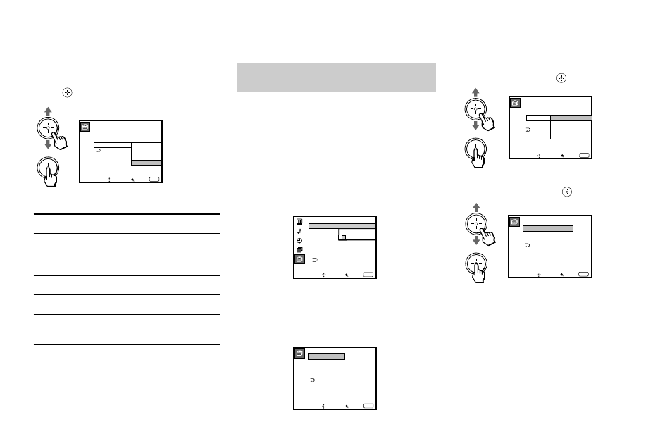 Selecting a custom rating in canada, Selecting a custom rating, In canada | Press menu to exit the menu | Sony KP 48V85 User Manual | Page 53 / 66