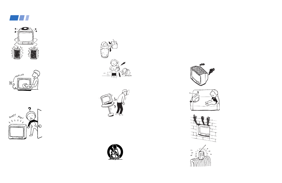 Important safeguards (continued) | Sony KP 48V85 User Manual | Page 8 / 66